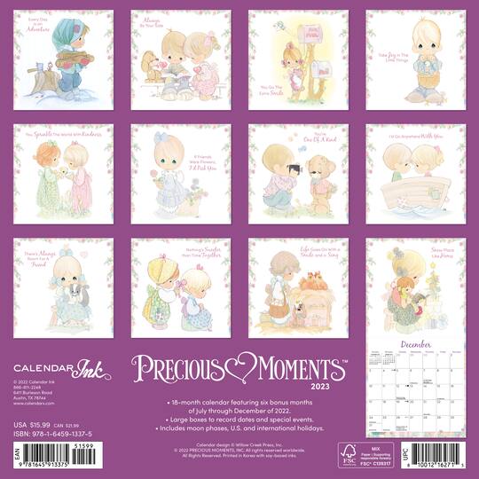 2023 Precious Moments Wall Calendar Wall Calendars Michaels